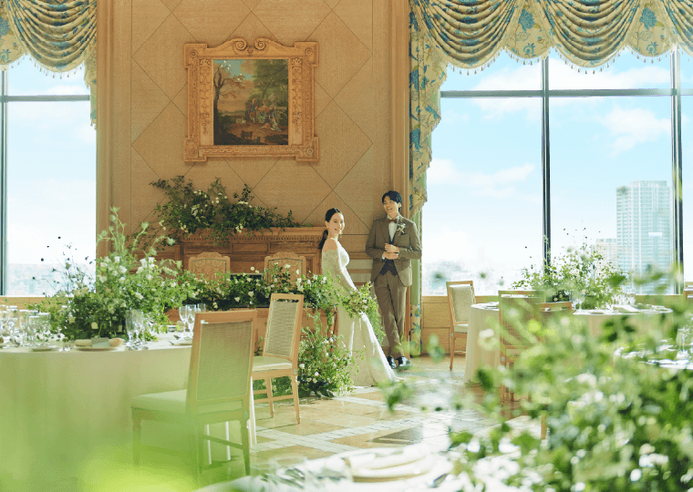 地上100m のパノラマ絶景×英国調デザインの４つのバンケット