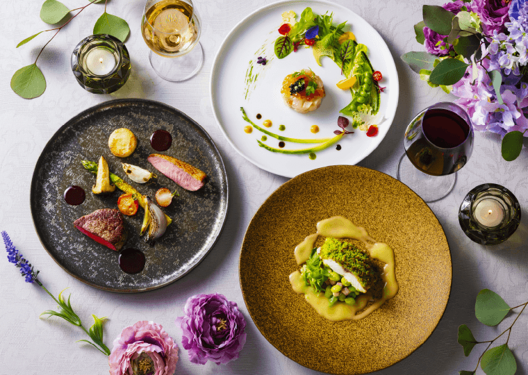 豪華食材を贅沢に使用した絶品メニュー